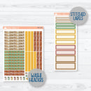 Thanksgiving Planner Kit | A5 Plum Daily Planner Kit Stickers | Turkey Trot | 350-141