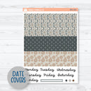 Neutral Florals And Shapes | A5 Daily Duo Planner Kit Stickers | Serenity | 351-121