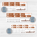 Winter Animals Kit | Weekly Planner Kit Stickers | Hibernate | 352-001