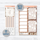Winter Animals Kit | A5 Daily Duo Planner Kit Stickers | Hibernate | 352-121