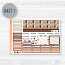 Winter Animals Kit | A5 Plum Monthly Planner Kit Stickers | Hibernate | 352-211