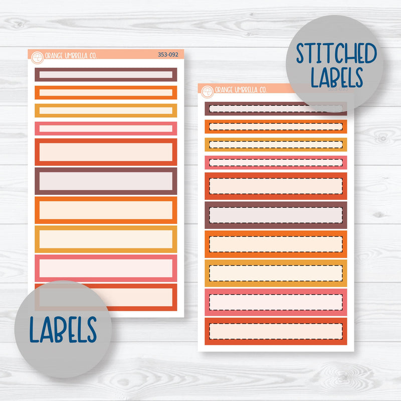 Autumn Vibes Kit | 7x9 Compact Vertical Planner Kit Stickers | Fall Around | 353-091