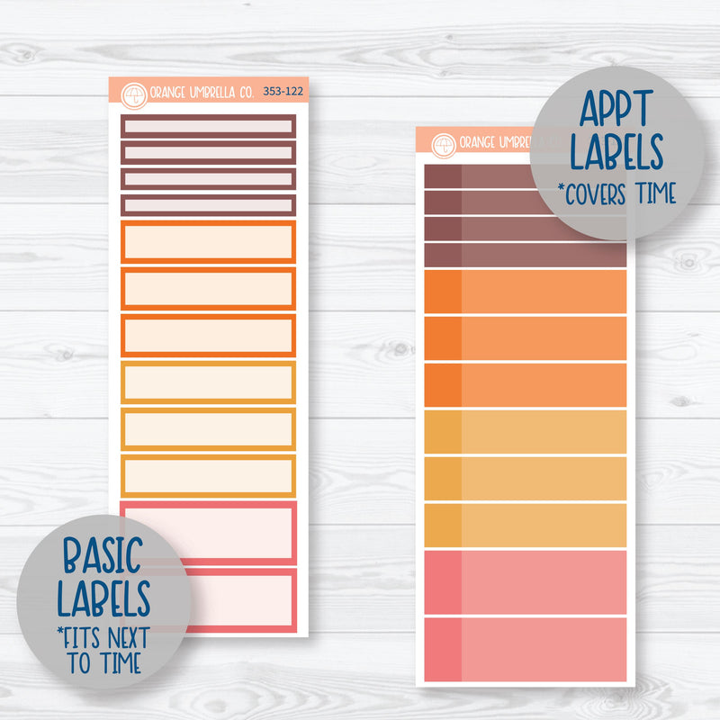 Autumn Vibes Kit | A5 Daily Duo Planner Kit Stickers | Fall Around | 353-121