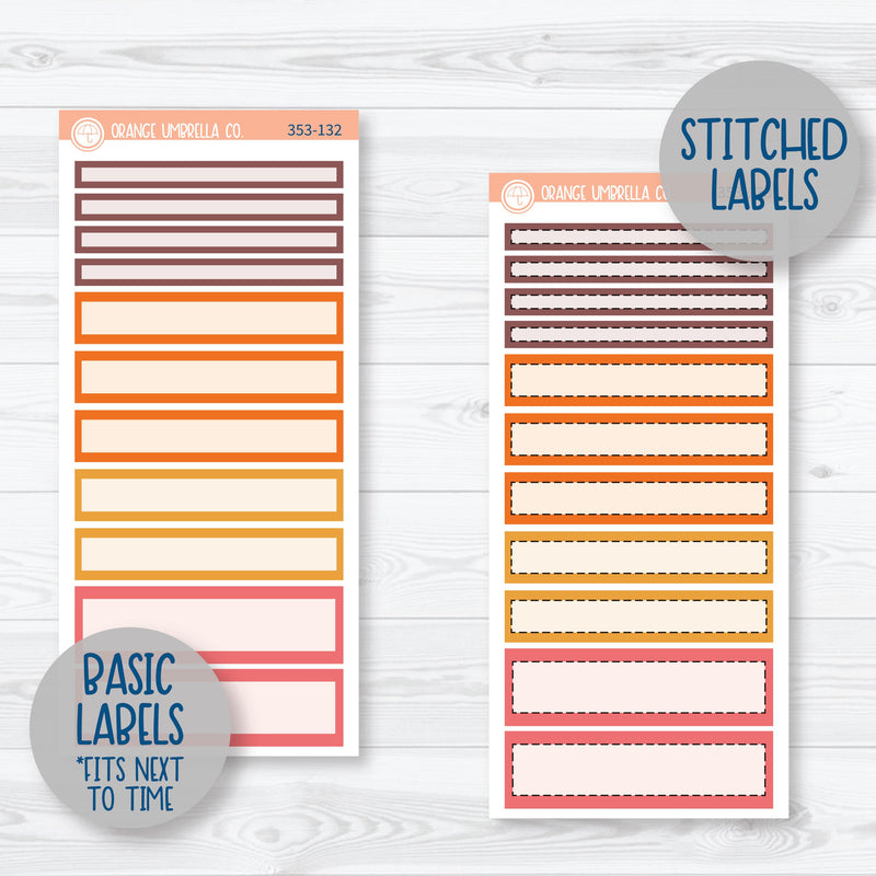 Autumn Vibes Kit | 7x9 Daily Duo Planner Kit Stickers | Fall Around | 353-131