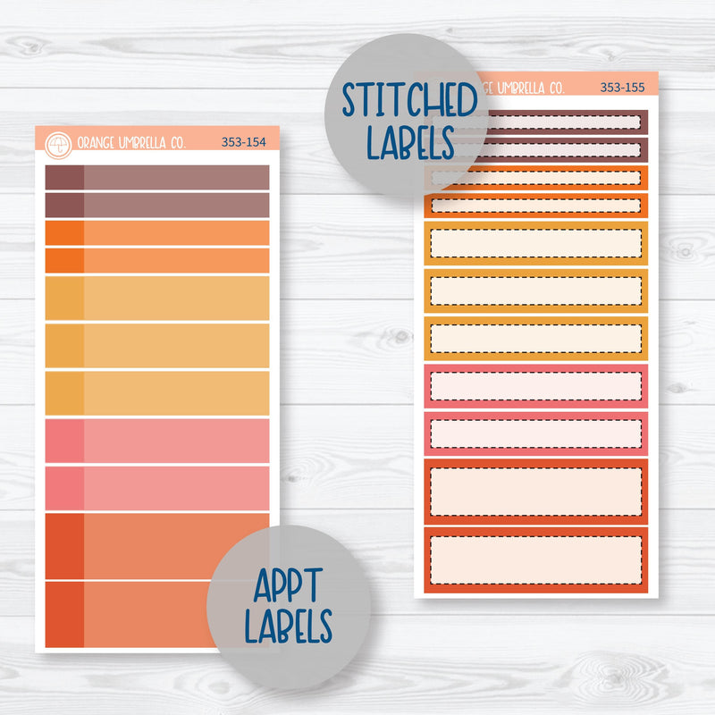 Autumn Vibes Kit | 7x9 Plum Daily Planner Kit Stickers | Fall Around | 353-151