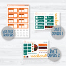 Fall Foliage Kit | Hobonichi Cousin Planner Kit Stickers | Autumn Jewels | 354-051