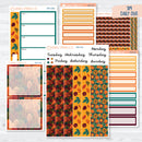 Fall Foliage Kit | 7x9 Daily Duo Planner Kit Stickers | Autumn Jewels | 354-131