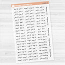 2025 Kit Binder Storage Weeks & Months | F17 Script | B-020