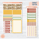 Thanksgiving Planner Kit | A5 Compact Vertical Planner Kit Stickers for Erin Condren | Turkey Trot | 350-081