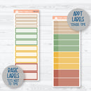 Thanksgiving Planner Kit | A5 Daily Duo Planner Kit Stickers | Turkey Trot | 350-121