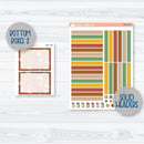 Thanksgiving Planner Kit | A5 Plum Daily Planner Kit Stickers | Turkey Trot | 350-141