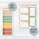 Thanksgiving Planner Kit | A5 Plum Daily Planner Kit Stickers | Turkey Trot | 350-141