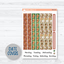 Thanksgiving Planner Kit | A5 Plum Daily Planner Kit Stickers | Turkey Trot | 350-141