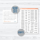 Thanksgiving Planner Kit | A5 Plum Daily Planner Kit Stickers | Turkey Trot | 350-141