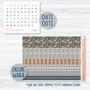 Neutral Florals And Shapes | Hobonichi Cousin Planner Kit Stickers | Serenity | 351-051