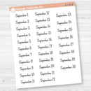 Dates of the Month Planner Stickers and Labels | F16 Print | B-754-759-B
