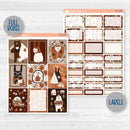 Winter Animals Kit | Weekly Planner Kit Stickers | Hibernate | 352-001