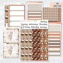 Winter Animals Kit | 7x9 Daily Duo Planner Kit Stickers | Hibernate | 352-131