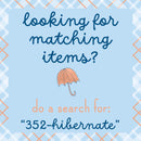 Winter Animals Kit | 7x9 Plum Daily Planner Kit Stickers | Hibernate | 352-151