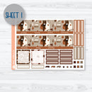 Winter Animals Kit | A5 EC Monthly & Dashboard Planner Kit Stickers | Hibernate | 352-241