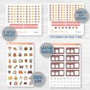 Autumn Vibes Kit | Weekly Add-On Planner Kit Stickers | Fall Around | 353-012