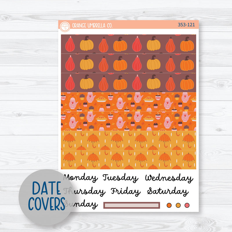 Autumn Vibes Kit | A5 Daily Duo Planner Kit Stickers | Fall Around | 353-121