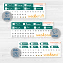 Fall Foliage Kit | Weekly Planner Kit Stickers | Autumn Jewels | 354-001
