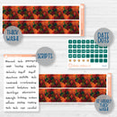 Fall Foliage Kit | Weekly Add-On Planner Kit Stickers | Autumn Jewels | 354-012