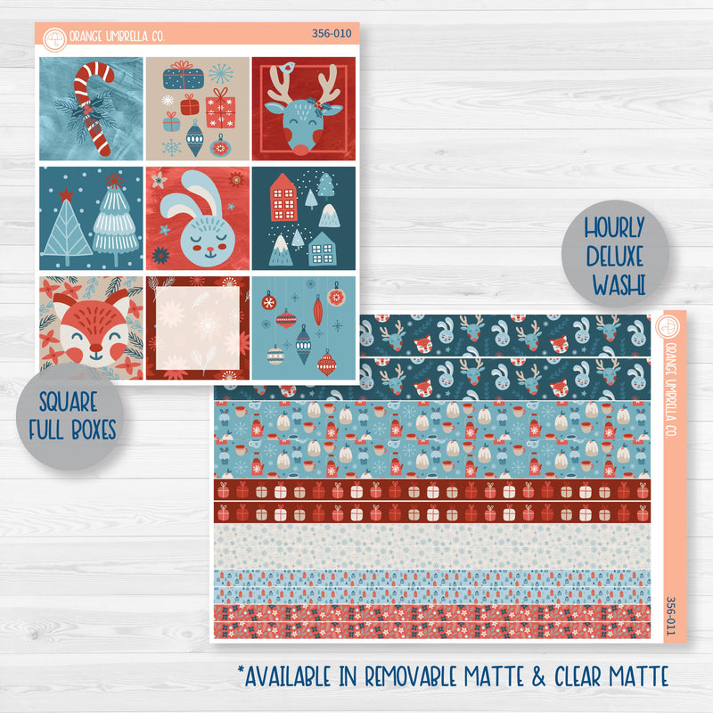 Winter Animal Kit | Weekly Planner Kit Stickers | Frosty Friends | 356-001