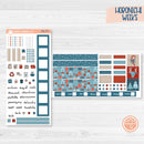 Winter Animal Kit | Hobonichi Weeks Planner Kit Stickers | Frosty Friends | 356-071