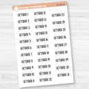 Dates of the Month Planner Stickers and Labels | F8 | B-393-398-B