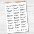 Christmas Icon Countdown Planner Stickers | F16 | E-313