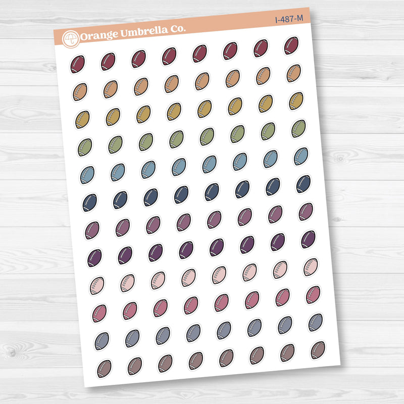 Hand Doodled Football Icon Planner Stickers | I-487