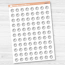 Hand Doodled Basketball Icon Planner Stickers | I-489