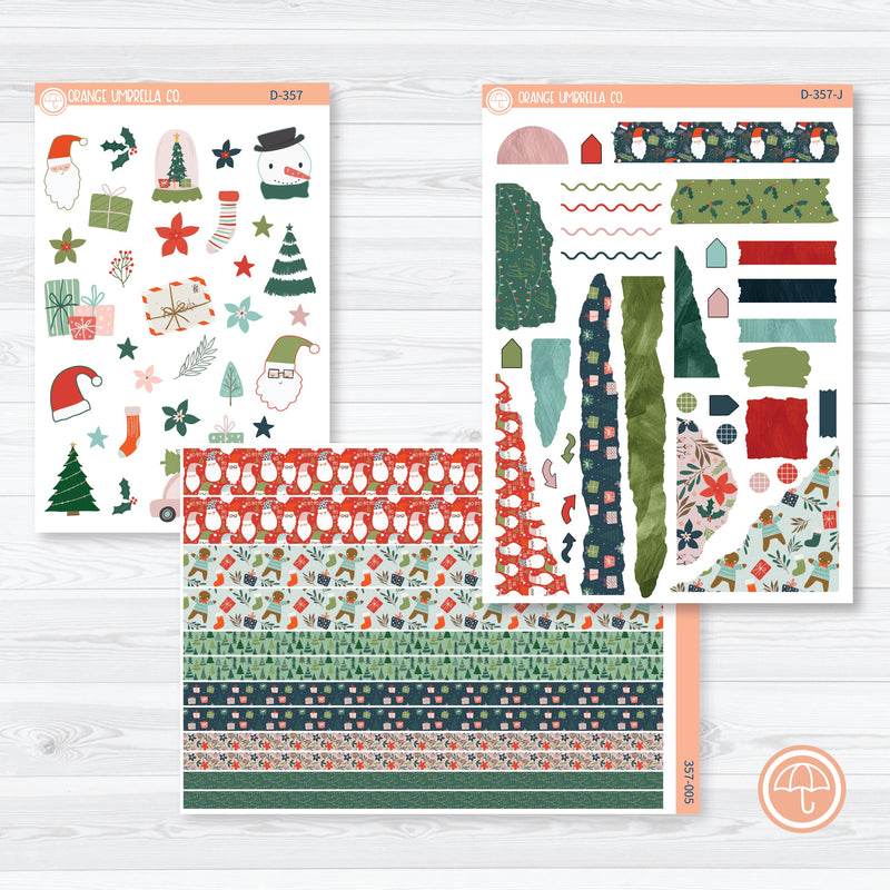 Traditional Christmas Kit | Deco Journaling Planner Stickers | Traditions | D-357