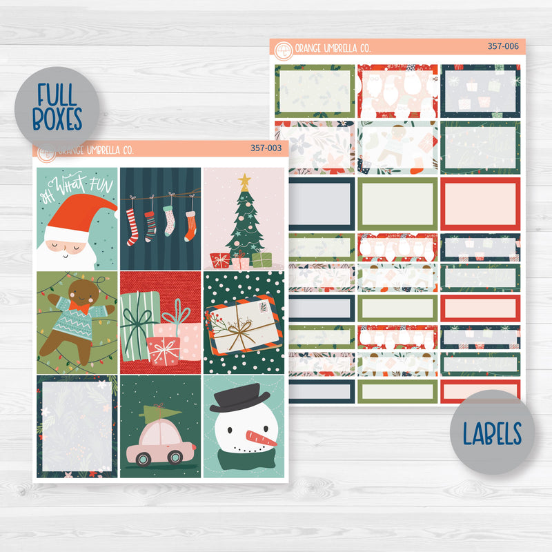 Traditional Christmas Kit| Weekly Planner Kit Stickers | Traditions | 357-001