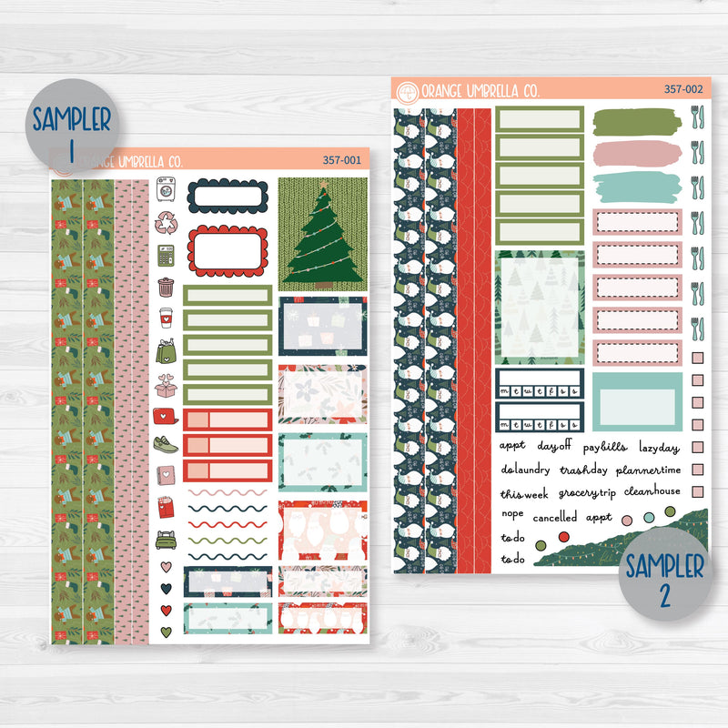 Traditional Christmas Kit| Weekly Planner Kit Stickers | Traditions | 357-001