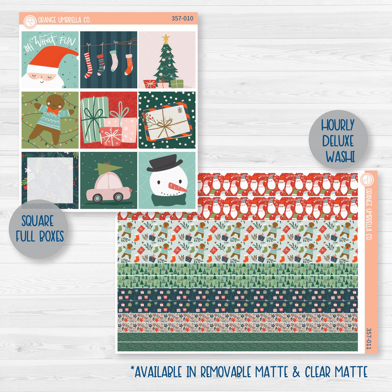 Traditional Christmas Kit| Weekly Planner Kit Stickers | Traditions | 357-001