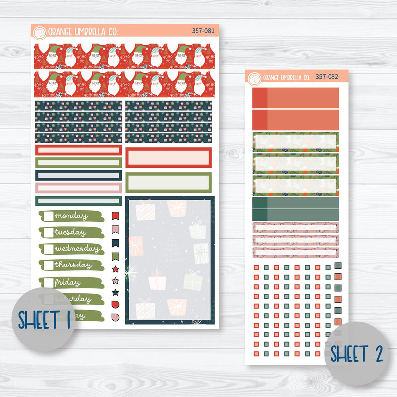 Traditional Christmas Kit | A5 Compact Vertical Planner Kit Stickers for Erin Condren | Traditions | 357-081