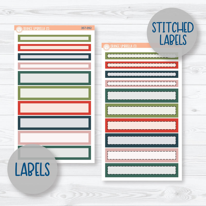 Traditional Christmas Kit| 7x9 Compact Vertical Planner Kit Stickers | Traditions | 357-091