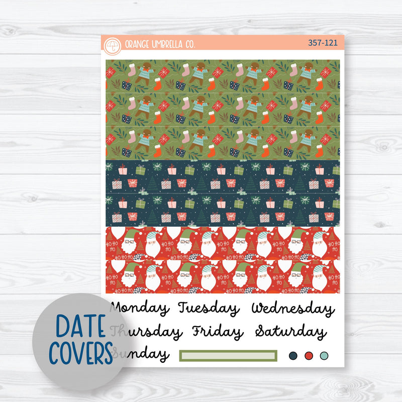 Traditional Christmas Kit | A5 Daily Duo Planner Kit Stickers | Traditions | 357-121