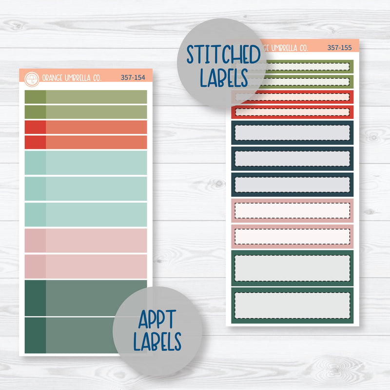 Traditional Christmas Kit | 7x9 Plum Daily Planner Kit Stickers | Traditions | 357-151