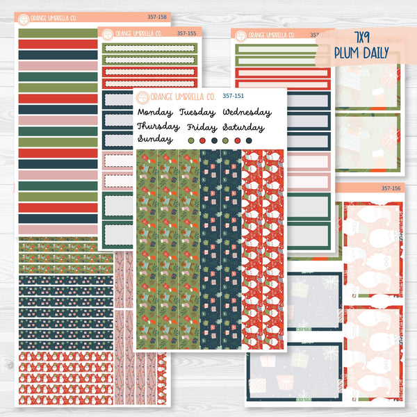 Traditional Christmas Kit | 7x9 Plum Daily Planner Kit Stickers | Traditions | 357-151