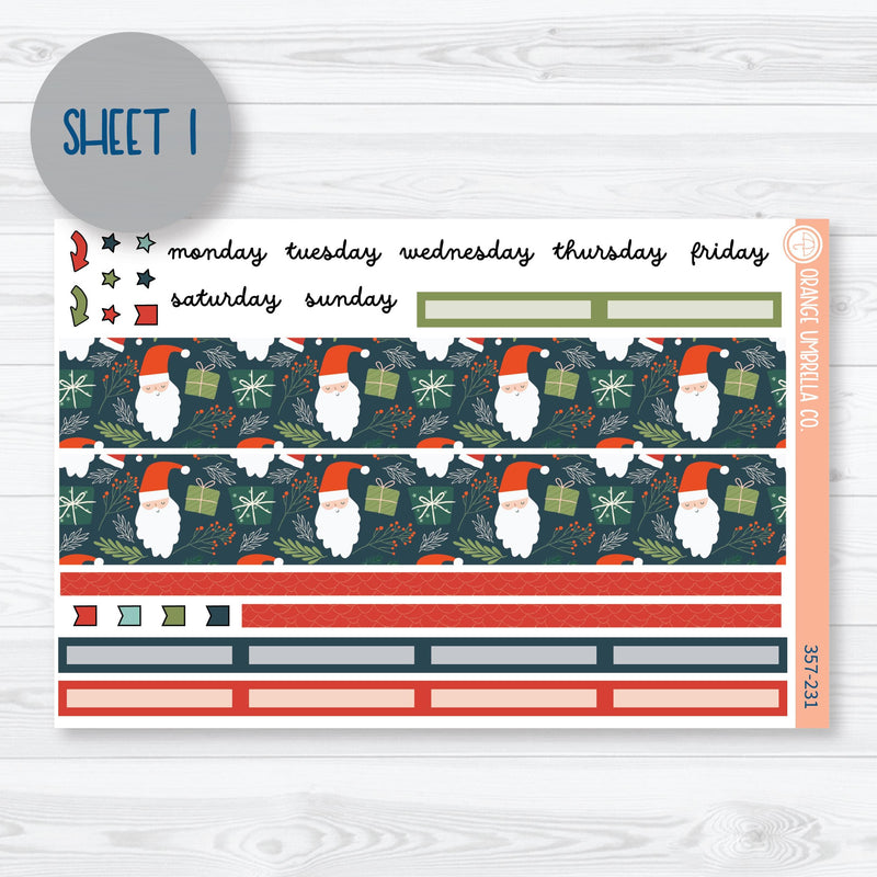 Traditional Christmas Kit | 8.5x11 Plum Monthly Planner Kit Stickers | Traditions | 357-231