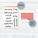 Traditional Christmas Kit | Hobonichi Weeks Monthly Planner Kit Stickers | Traditions | 357-301