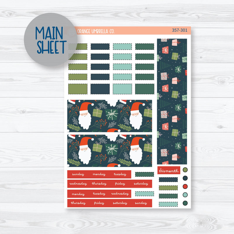 Traditional Christmas Kit | Hobonichi Weeks Monthly Planner Kit Stickers | Traditions | 357-301