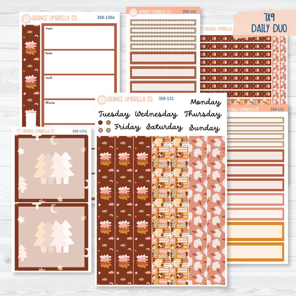 Boho Christmas Kit | 7x9 Daily Duo Planner Kit Stickers | Bo Ho Ho | 358-131