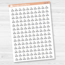 Figure Skating & Ice Skating Icons | Hand Doodled Ice Skates Planner Stickers | I-017
