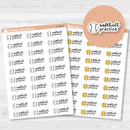 Softball Practice Event Label Planner Stickers | F16 | E-304