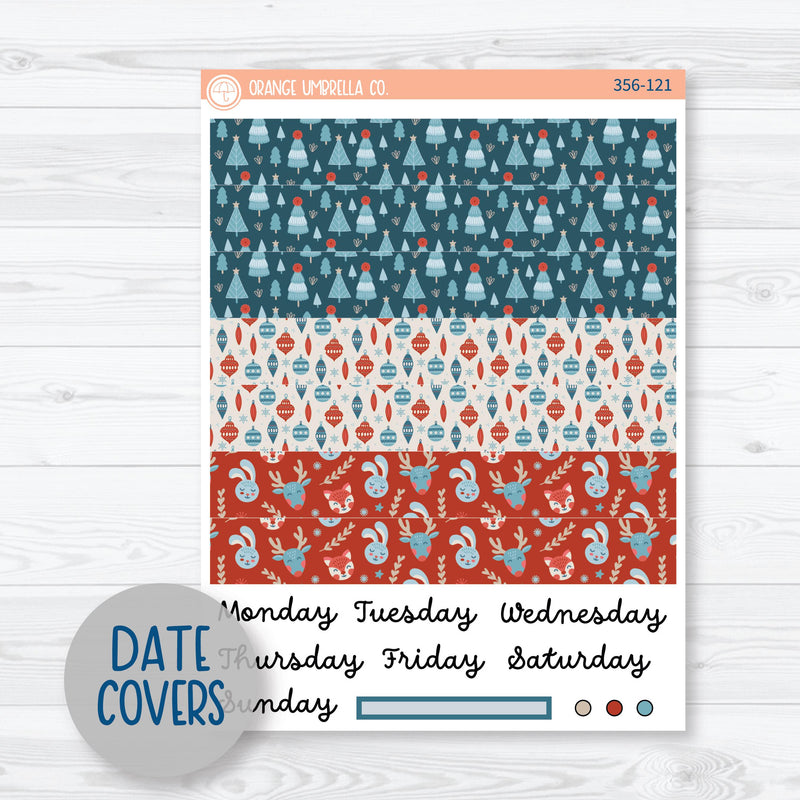 Winter Animal Kit | A5 Daily Duo Planner Kit Stickers | Frosty Friends | 356-121